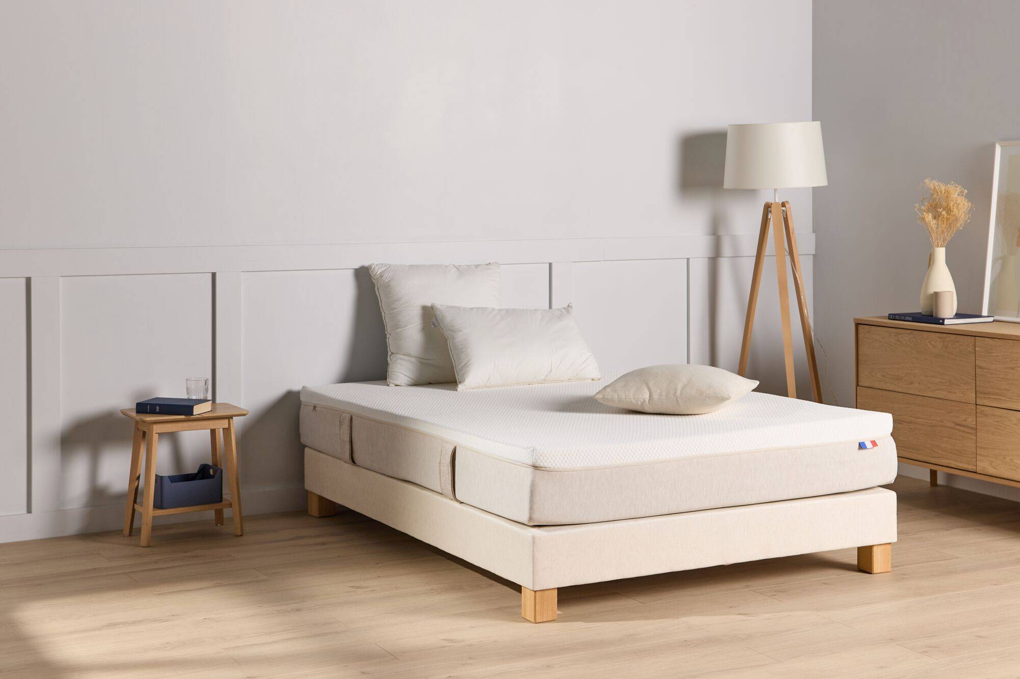 Matelas en mousse HR 25 cm roulé Claire