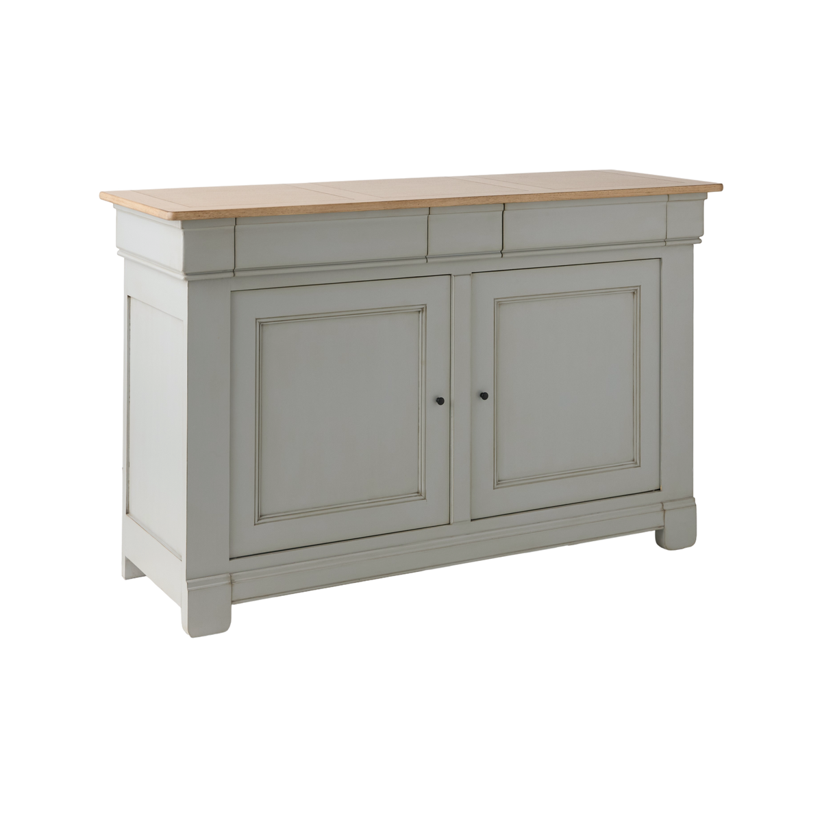 Buffet bois massif 2 portes 3 tiroirs Embellie Buffet bois massif 2 portes 3 tiroirs Embellie