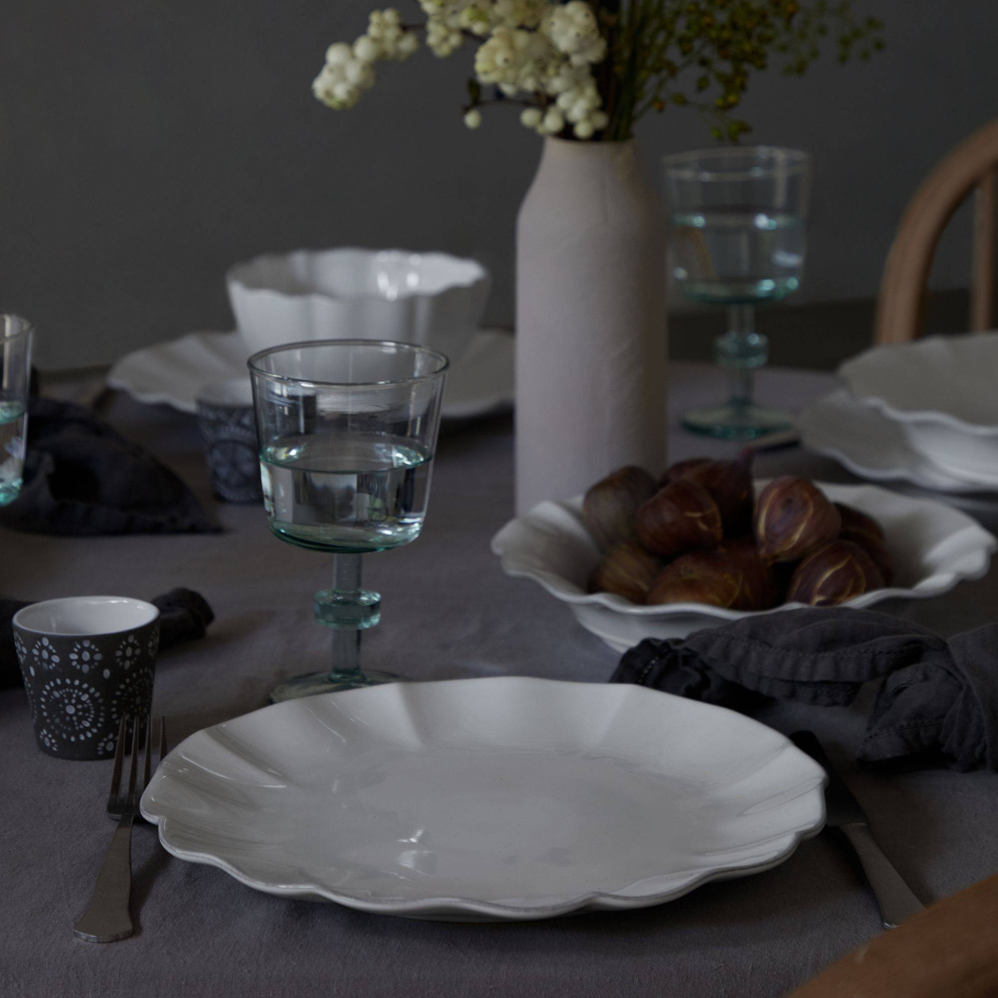 Lot de 6 assiettes plates 28 cm ROSA - Image 1