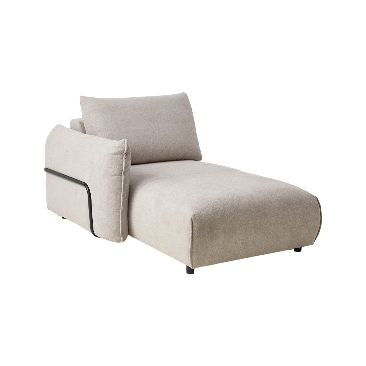 Méridienne pour canapé modulable tissu Solal Méridienne pour canapé modulable tissu Solal