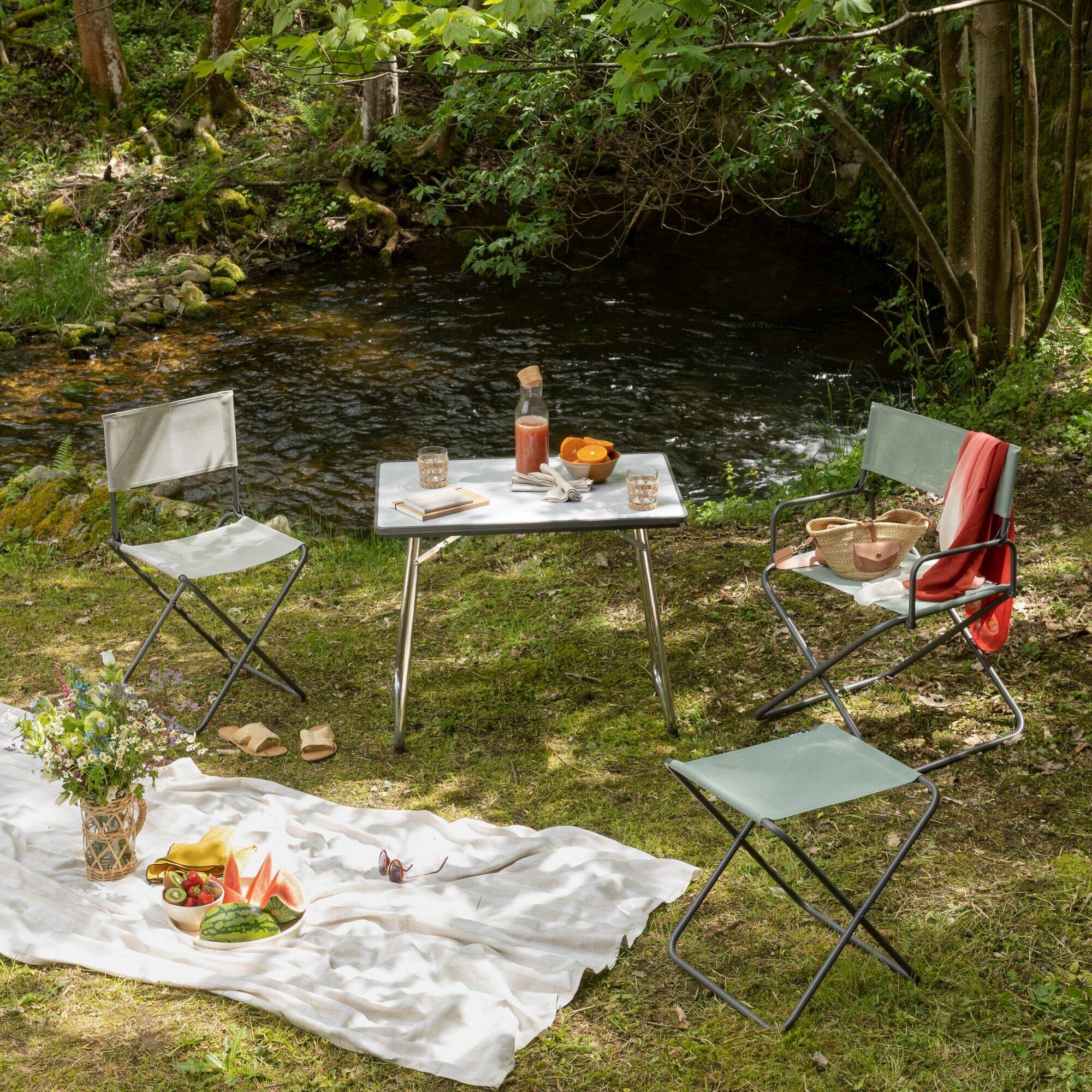 Table de camping en aluminium FIDJI LAFUMA - Image 1