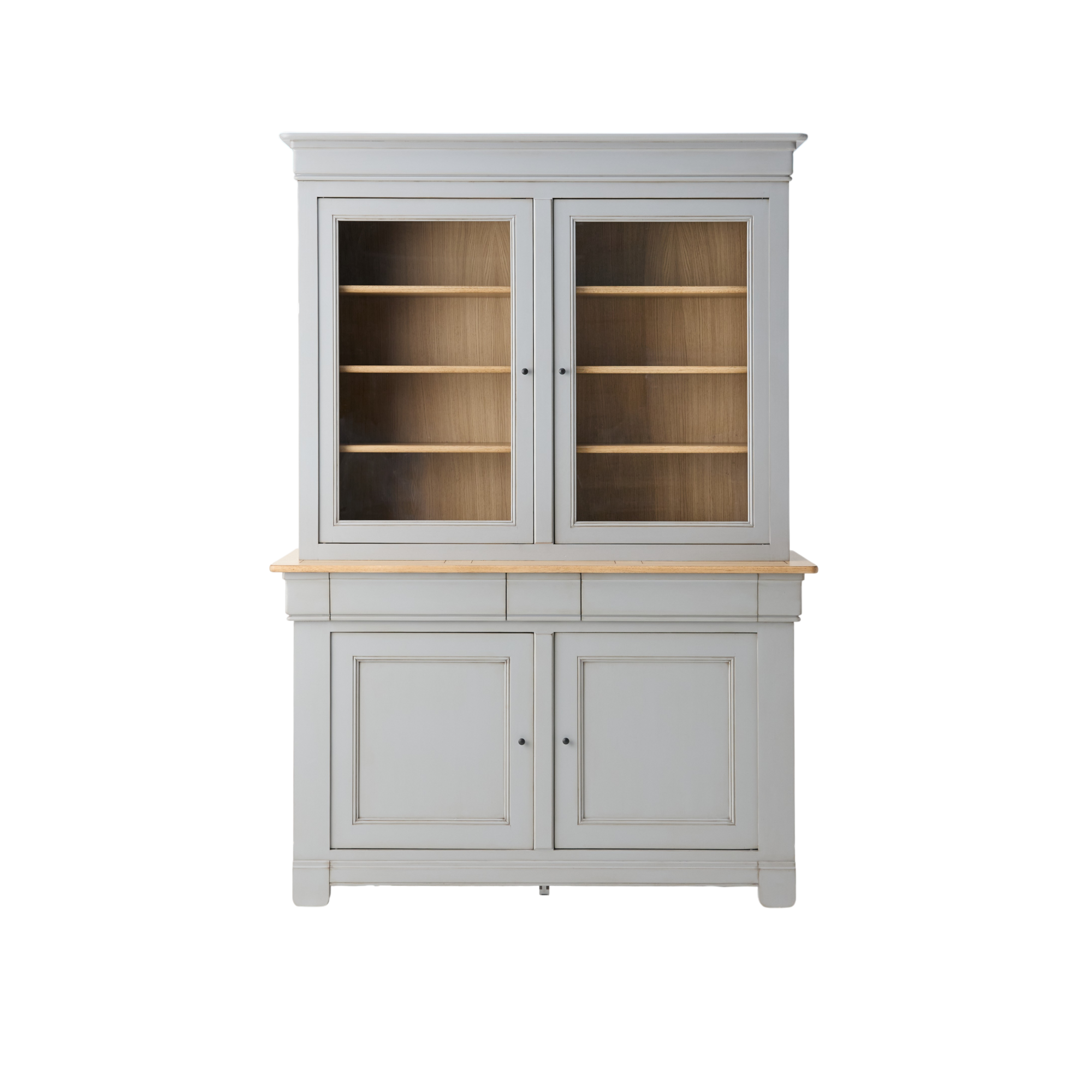 Buffet vaisselier bois massif 4 portes 3  tiroirs Embellie CAMIF