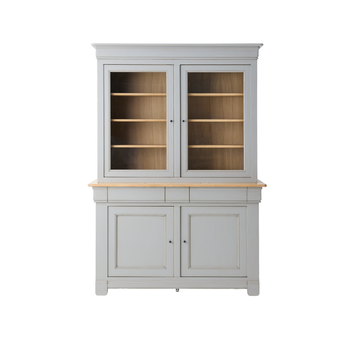 Buffet vaisselier bois massif 4 portes 3 tiroirs Embellie Buffet vaisselier bois massif 4 portes 3 tiroirs Embellie