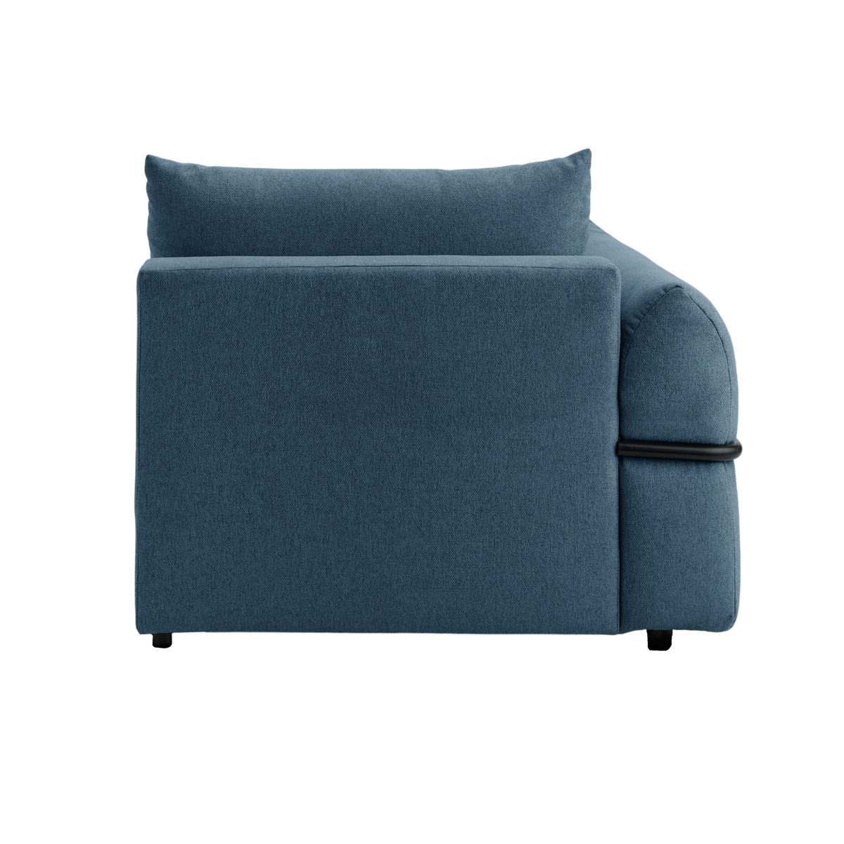 Chauffeuse avec accoudoir pour canapé modulable tissu Solal Chauffeuse avec accoudoir pour canapé modulable tissu Solal