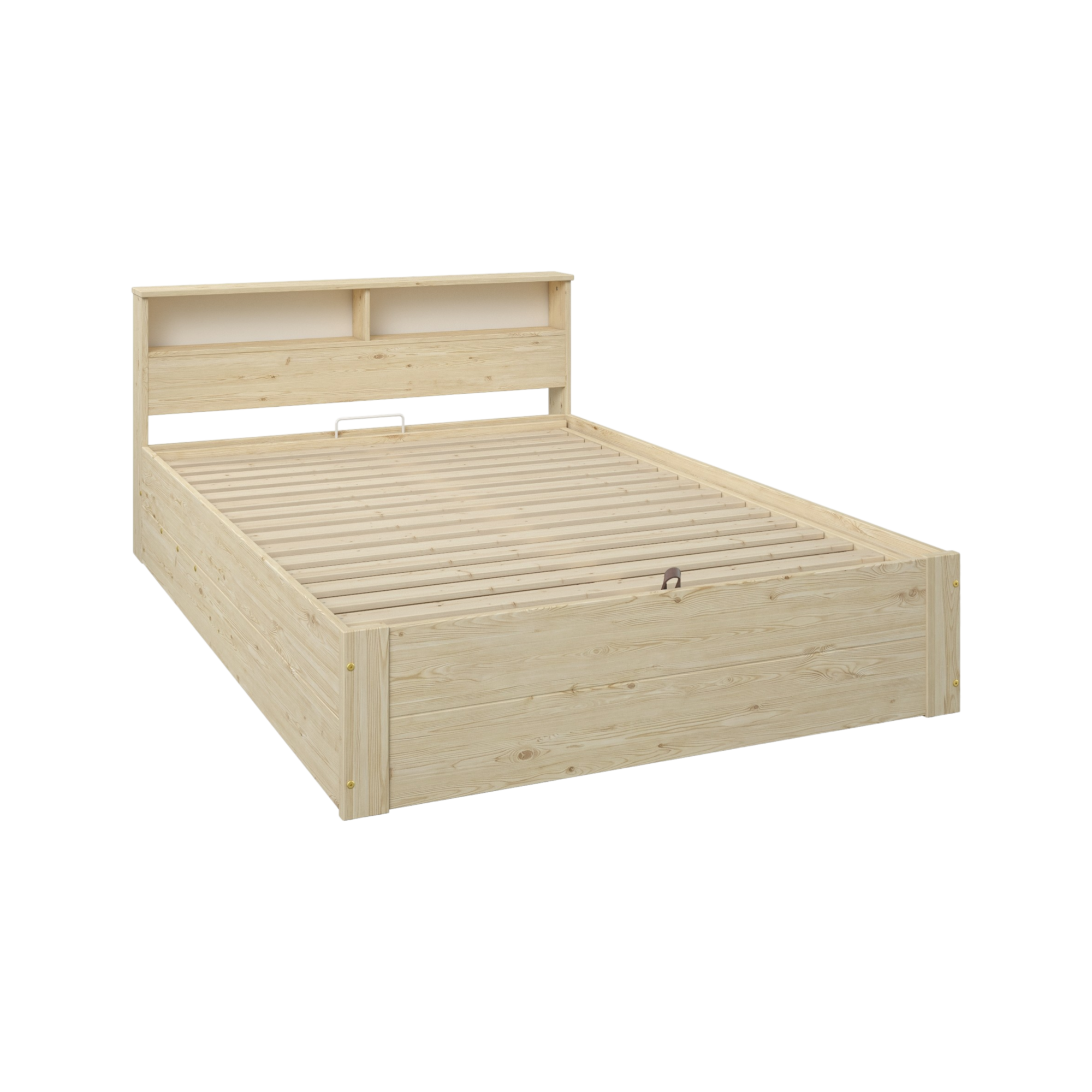 Lit coffre bois massif Thibault