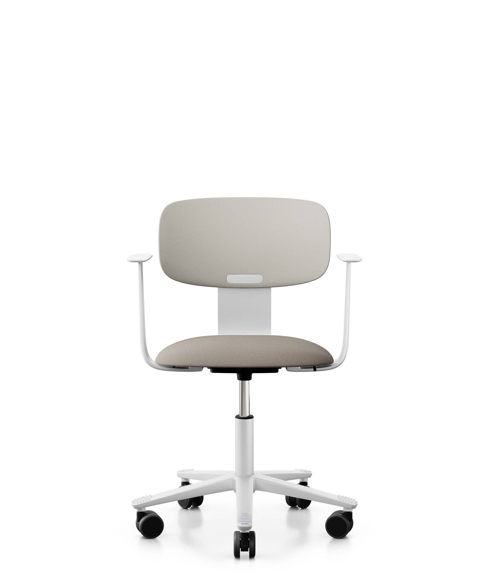 Chaise de bureau assise capitonnée avec accoudoirs Tion 2140