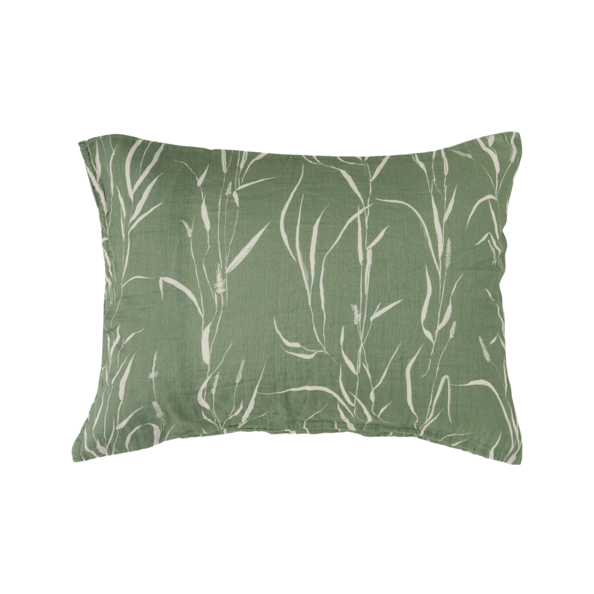 Lot de 2 taies d'oreiller gaze de coton Vulpin