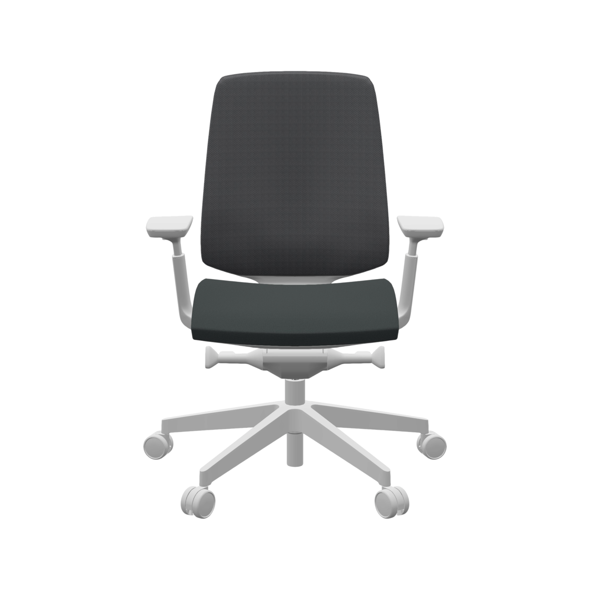 Fauteuil de bureau base grise et dossier résille Light Up 250SL