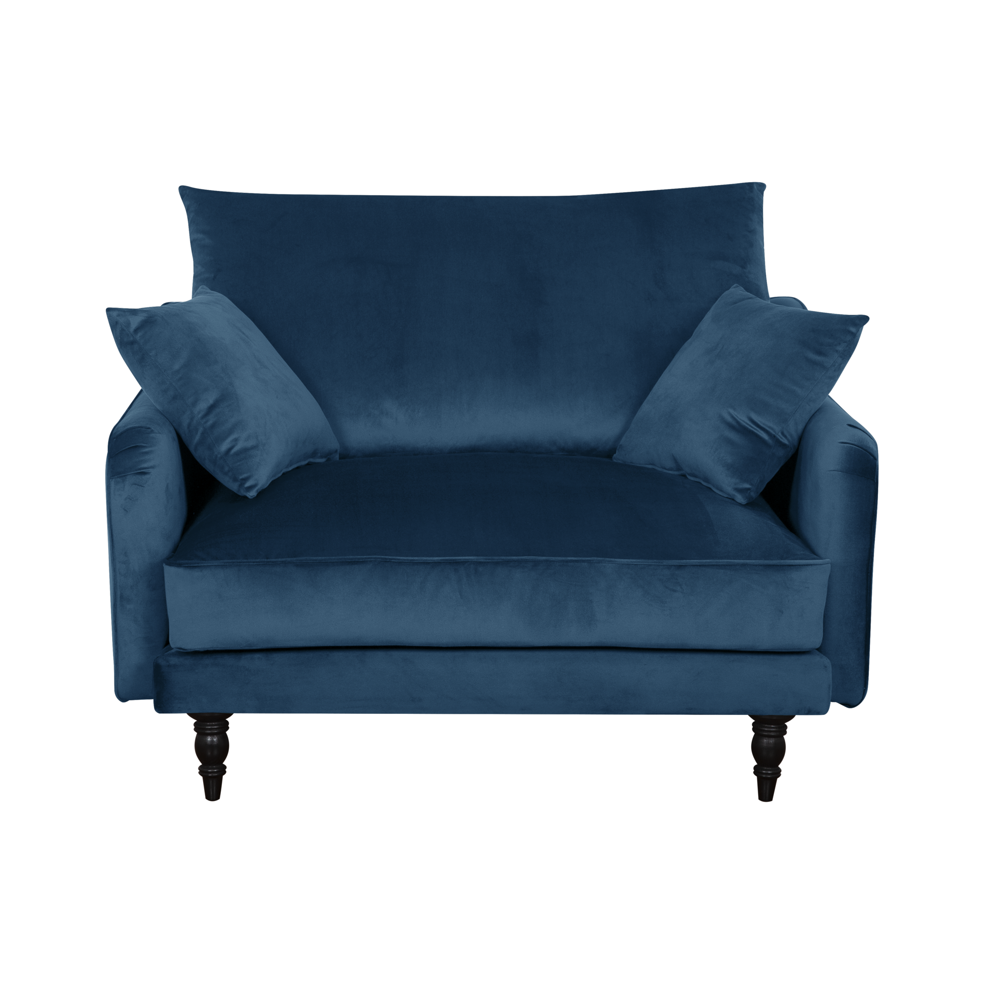 Fauteuil XXL velours Olie