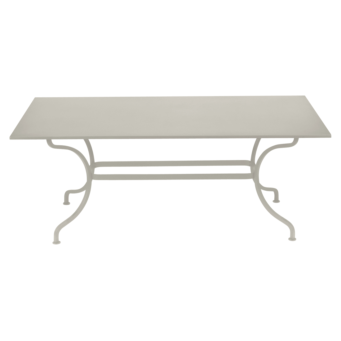 Table Rectangulaire 180 x 100 cm Romane en Acier