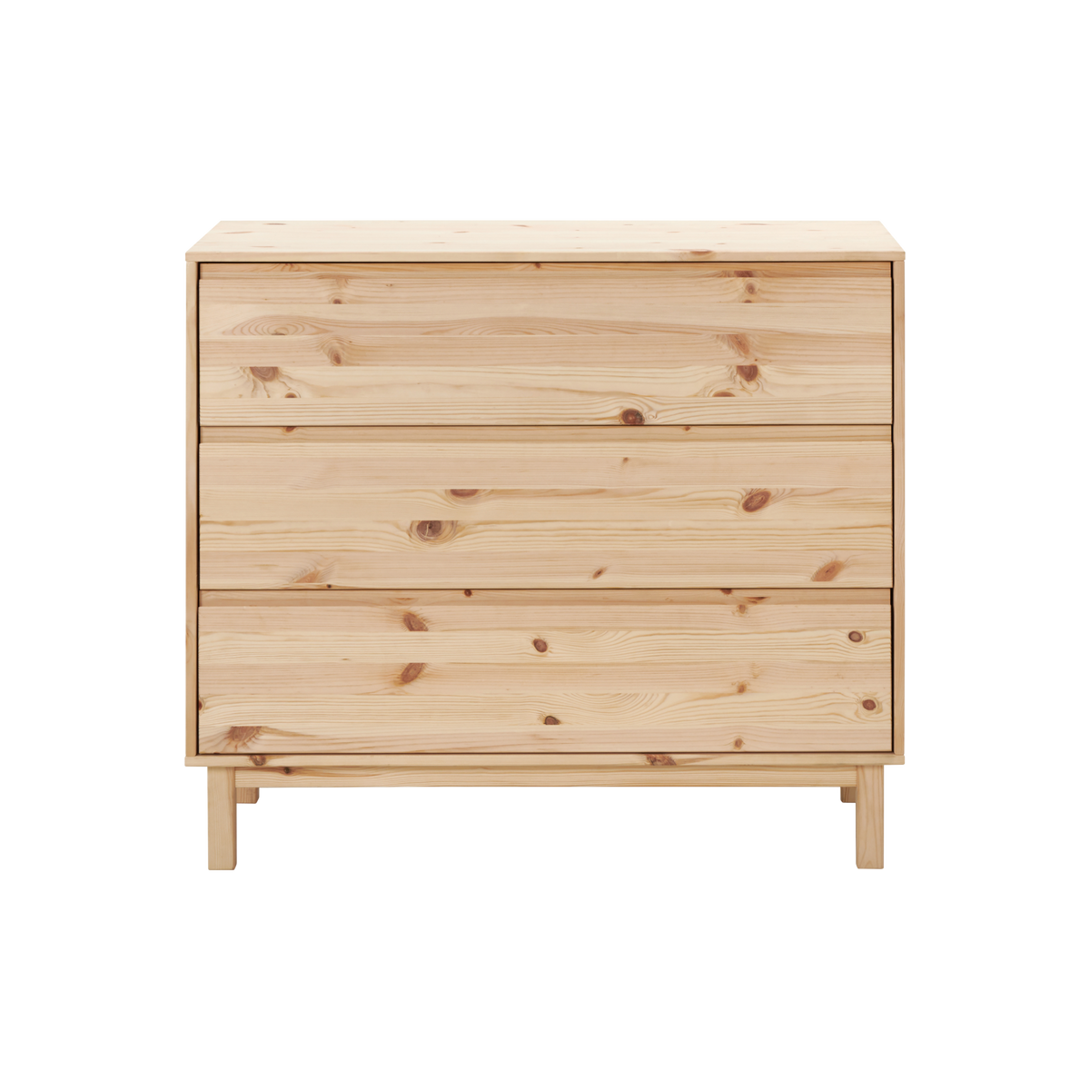 Commode pin massif 3 tiroirs Elie Commode pin massif 3 tiroirs Elie