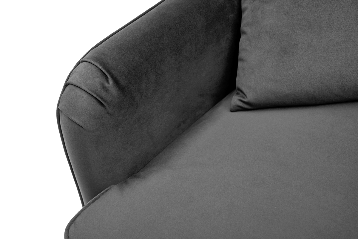 Fauteuil XXL velours Olie Fauteuil XXL velours Olie