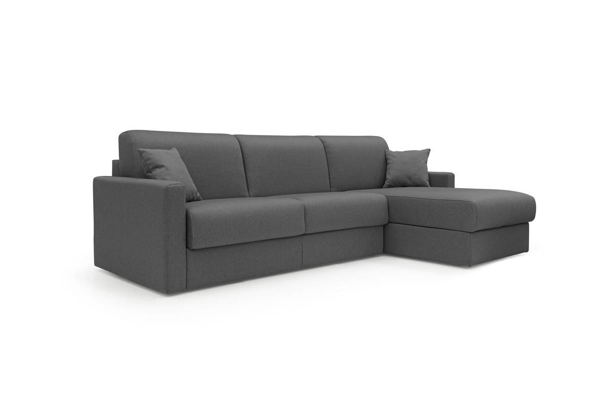 Canapé d'angle convertible et réversible tissu déhoussable Aubin Canapé d'angle convertible et réversible tissu déhoussable Aubin