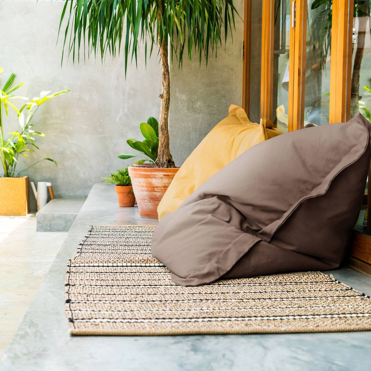 Pouf de sol rectangulaire 110 x 130 cm IN&OUT Pouf de sol rectangulaire 110 x 130 cm IN&OUT