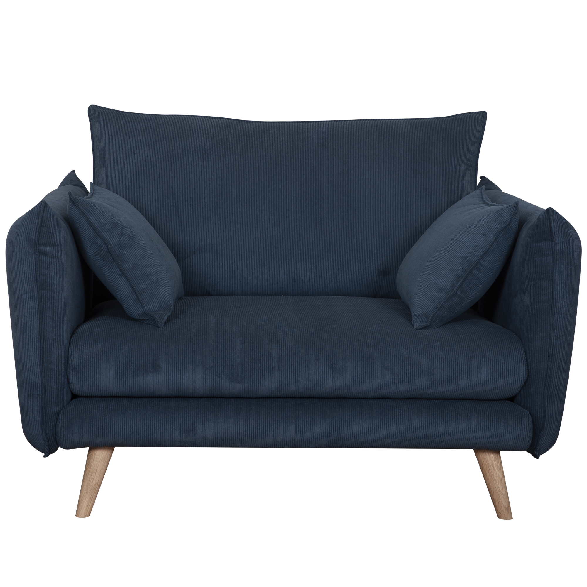 Fauteuil XXL velours côtelé Orion CAMIF