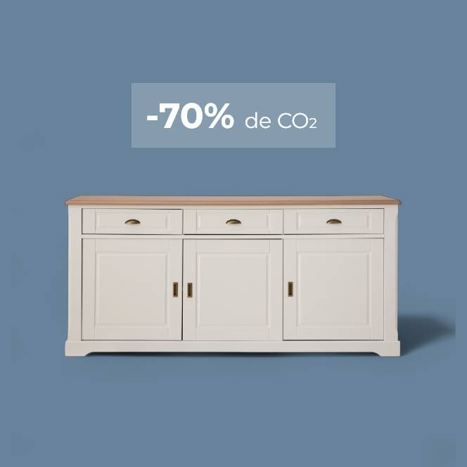 Buffet 3 portes 3 tiroirs Apolline