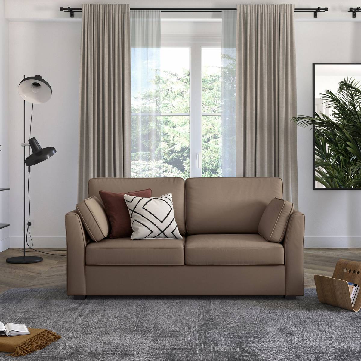 Canapé convertible tissu coton déhoussable Marbella Canapé convertible tissu coton déhoussable Marbella