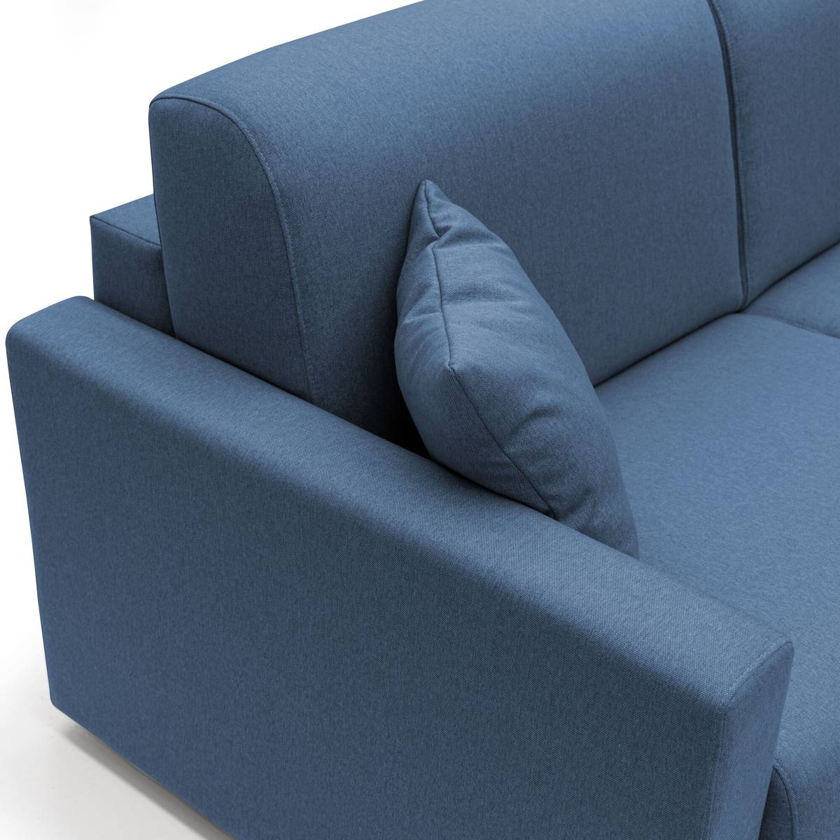 Canapé d'angle convertible et réversible tissu déhoussable Aubin Canapé d'angle convertible et réversible tissu déhoussable Aubin