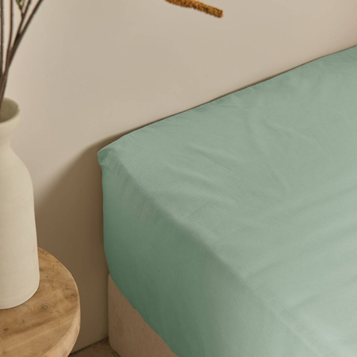 Drap housse coton lin Valentine Drap housse coton lin Valentine