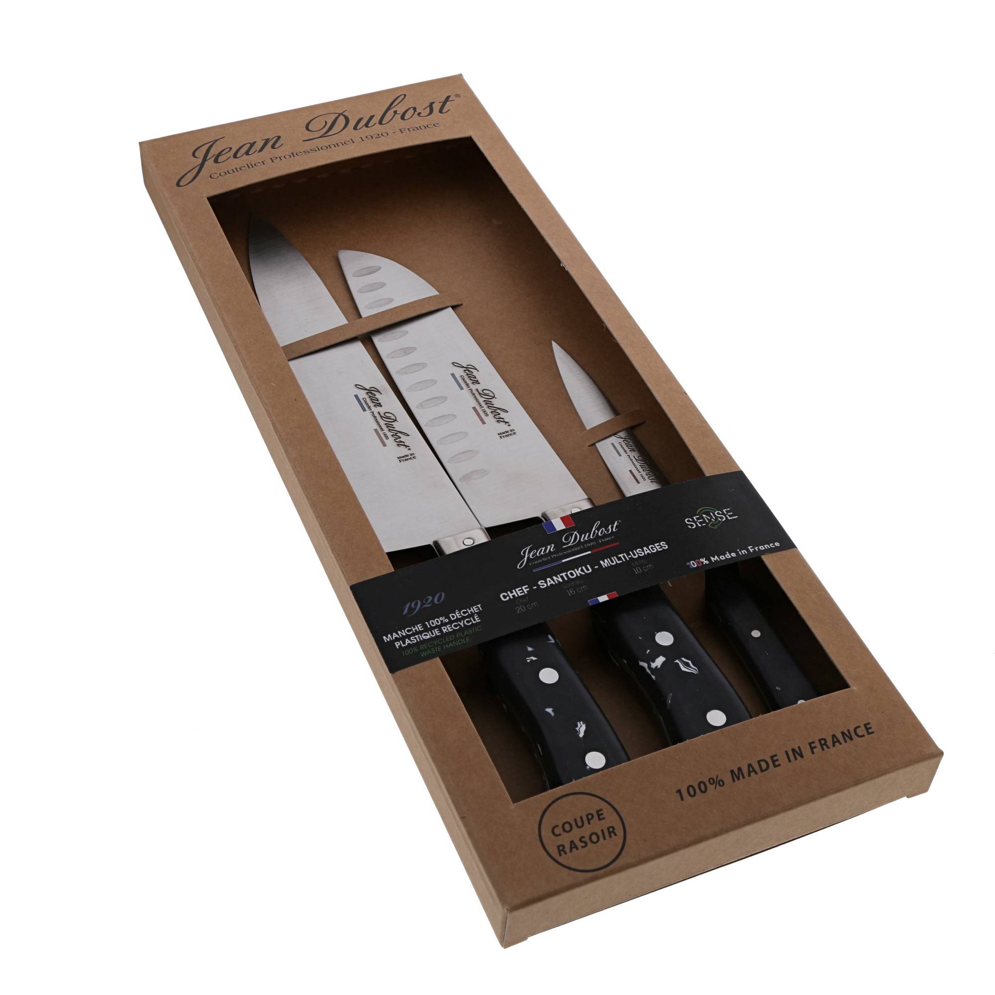 Coffret 3 pièces cuisine 1920 Sense Black JEAN DUBOST