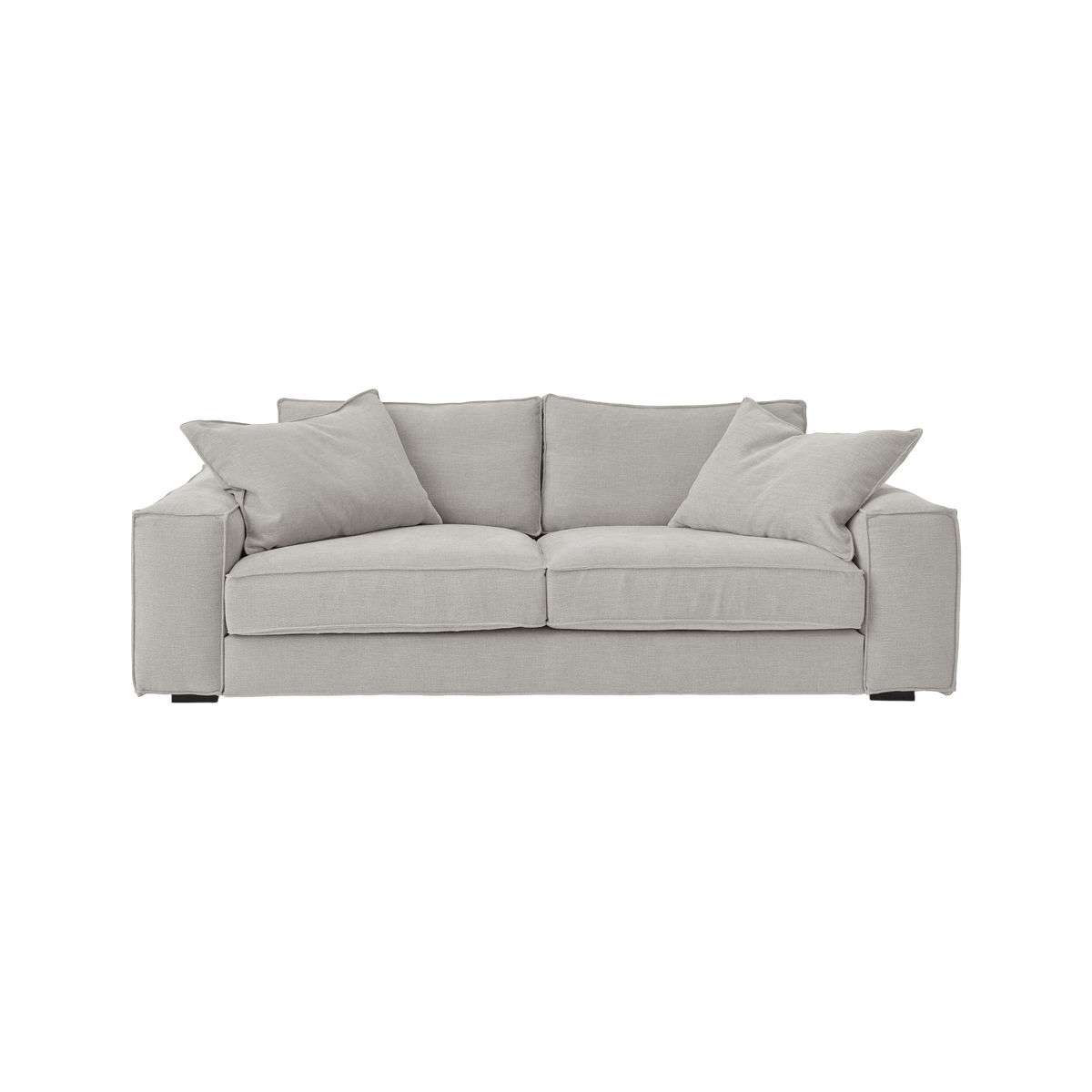 Canapé tissu effet lin Martin Canapé tissu effet lin Martin