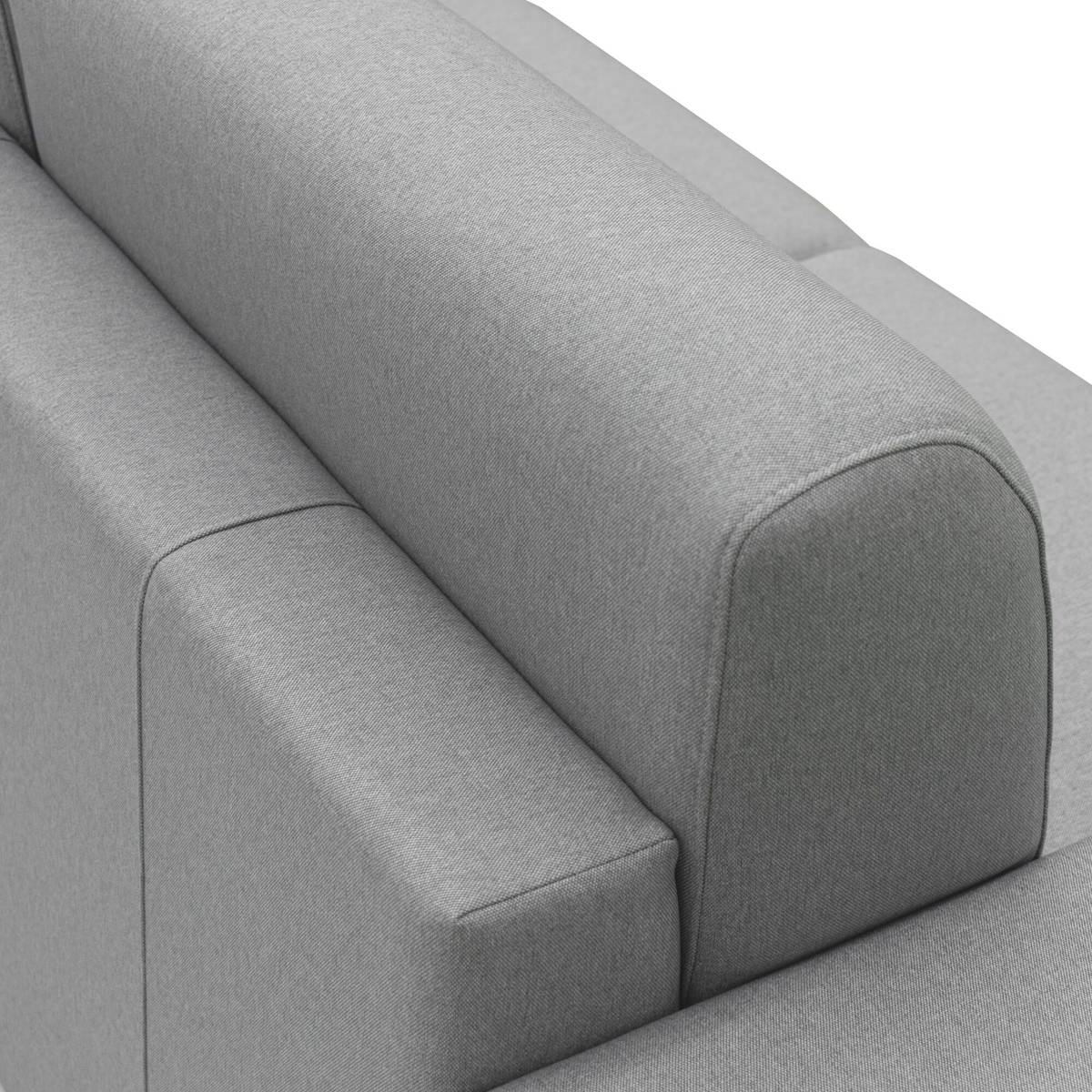 Canapé d'angle convertible et réversible tissu déhoussable Aubin Canapé d'angle convertible et réversible tissu déhoussable Aubin