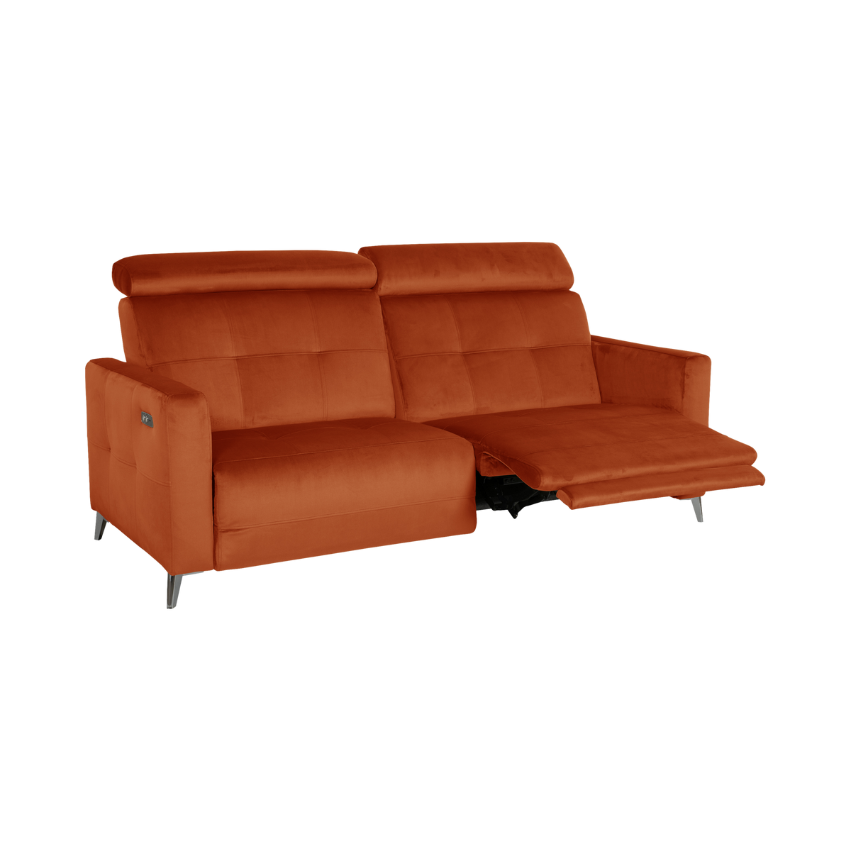 Canapé relax électrique velours Cheverny Canapé relax électrique velours Cheverny