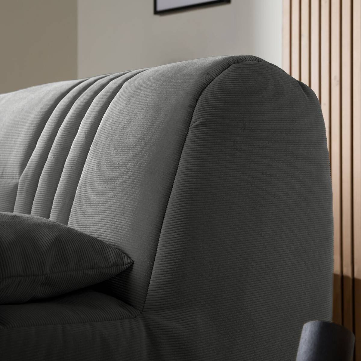 Canapé BZ velours côtelé matelas 15 cm Gaélia Canapé BZ velours côtelé matelas 15 cm Gaélia