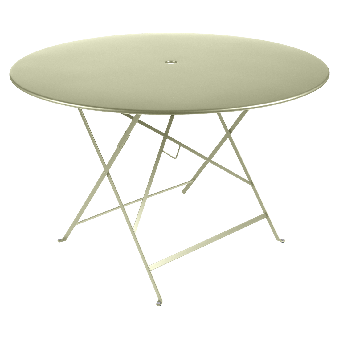 Table Ronde Pliante Ø117 cm Bistro en Acier