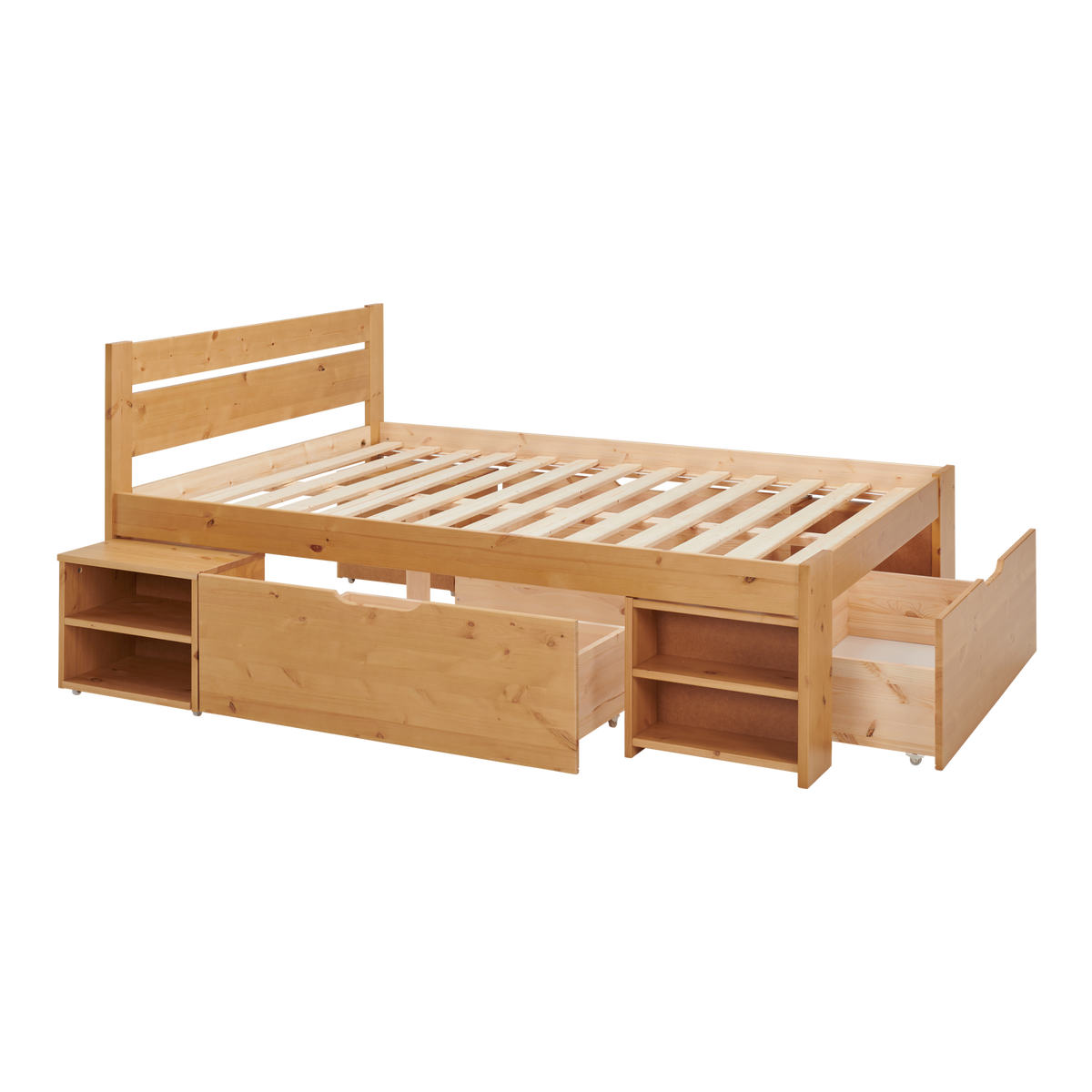 Lit rangement bois massif Tara Lit rangement bois massif Tara