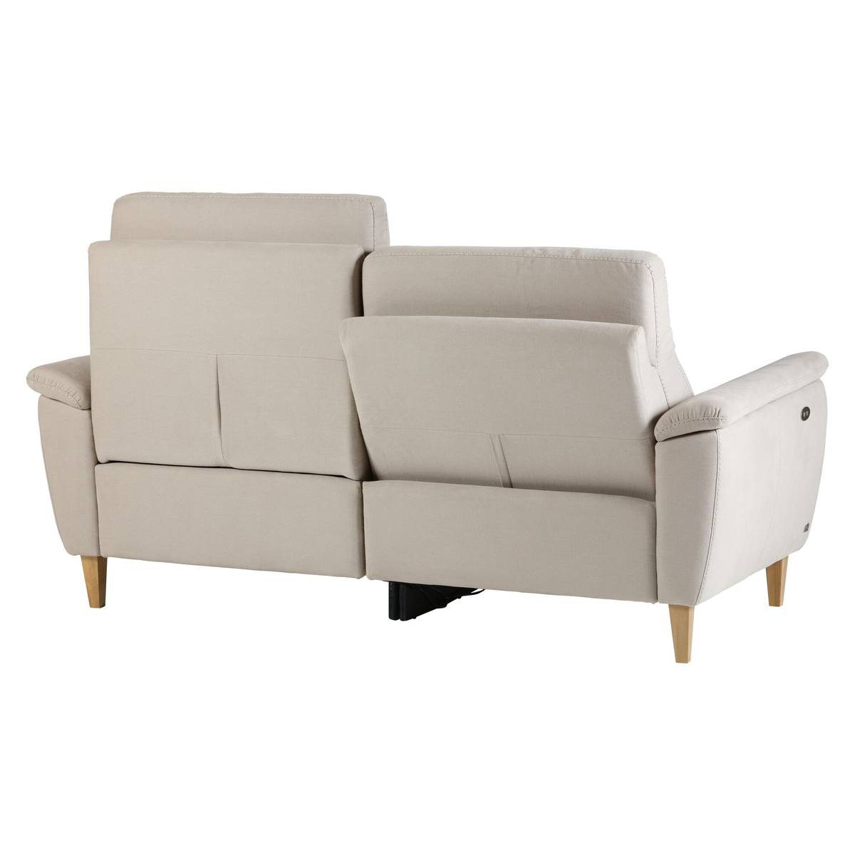 Canapé relax electrique coton lin Bergen Canapé relax electrique coton lin Bergen