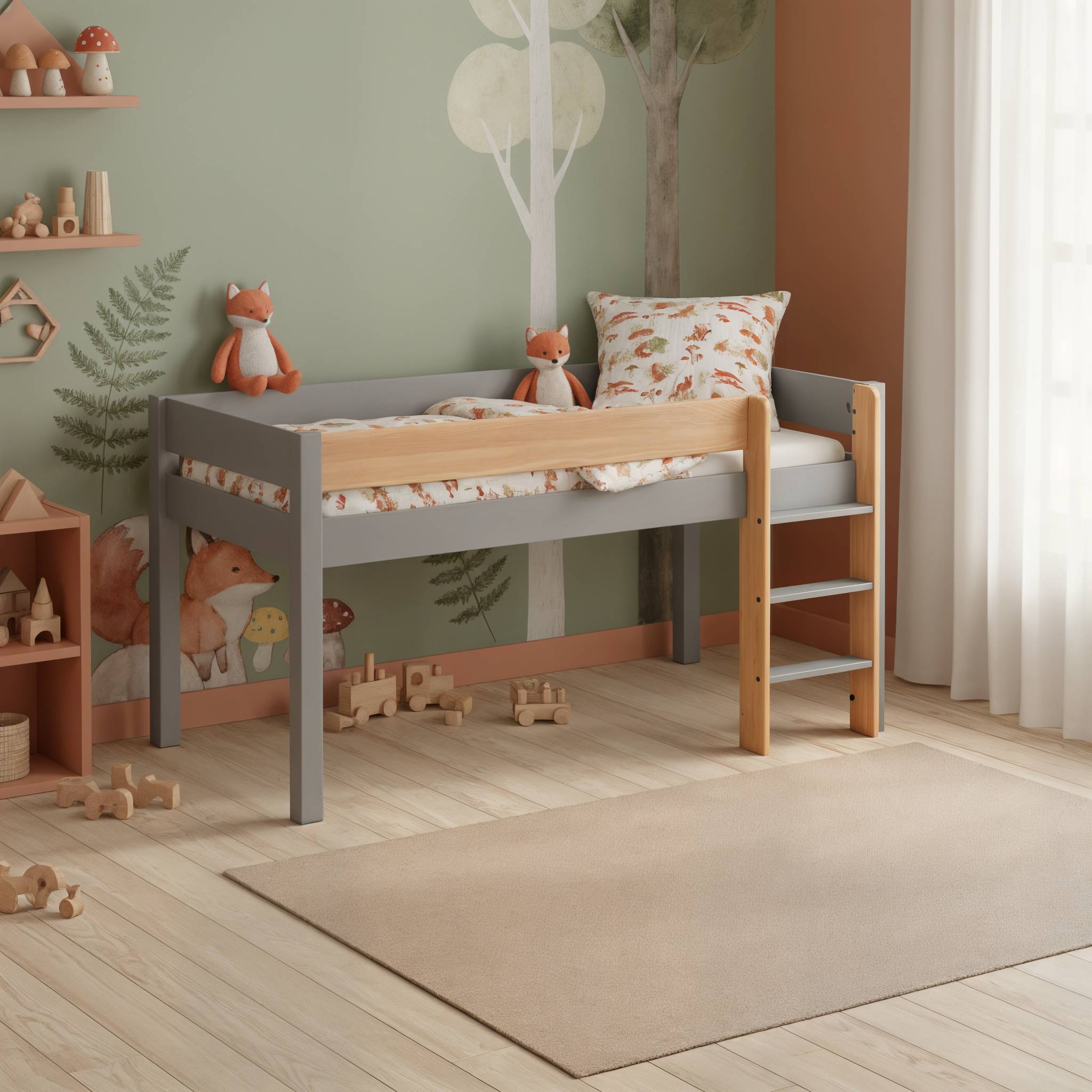 Lit Mi-Hauteur Sylvio-image