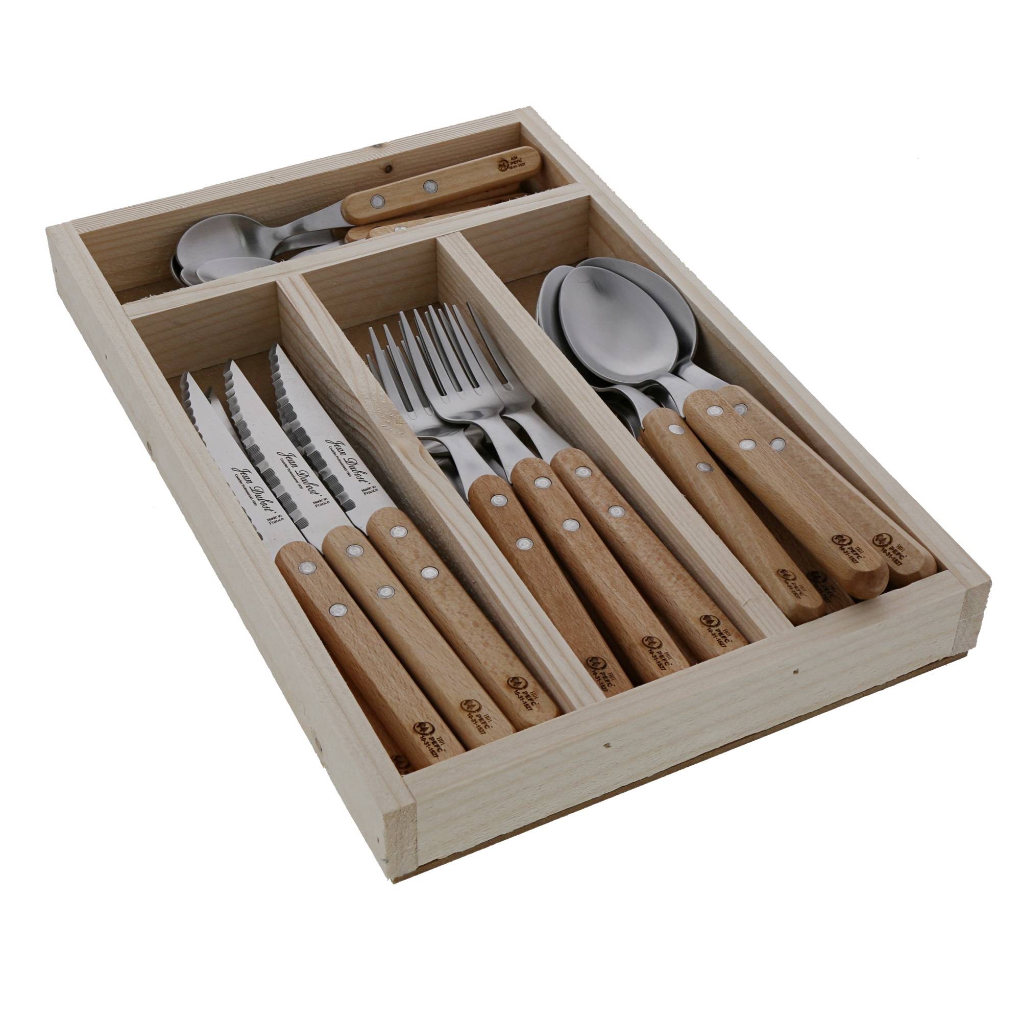 Ménagère 24 pièces Bistrot à la Française JEAN DUBOST