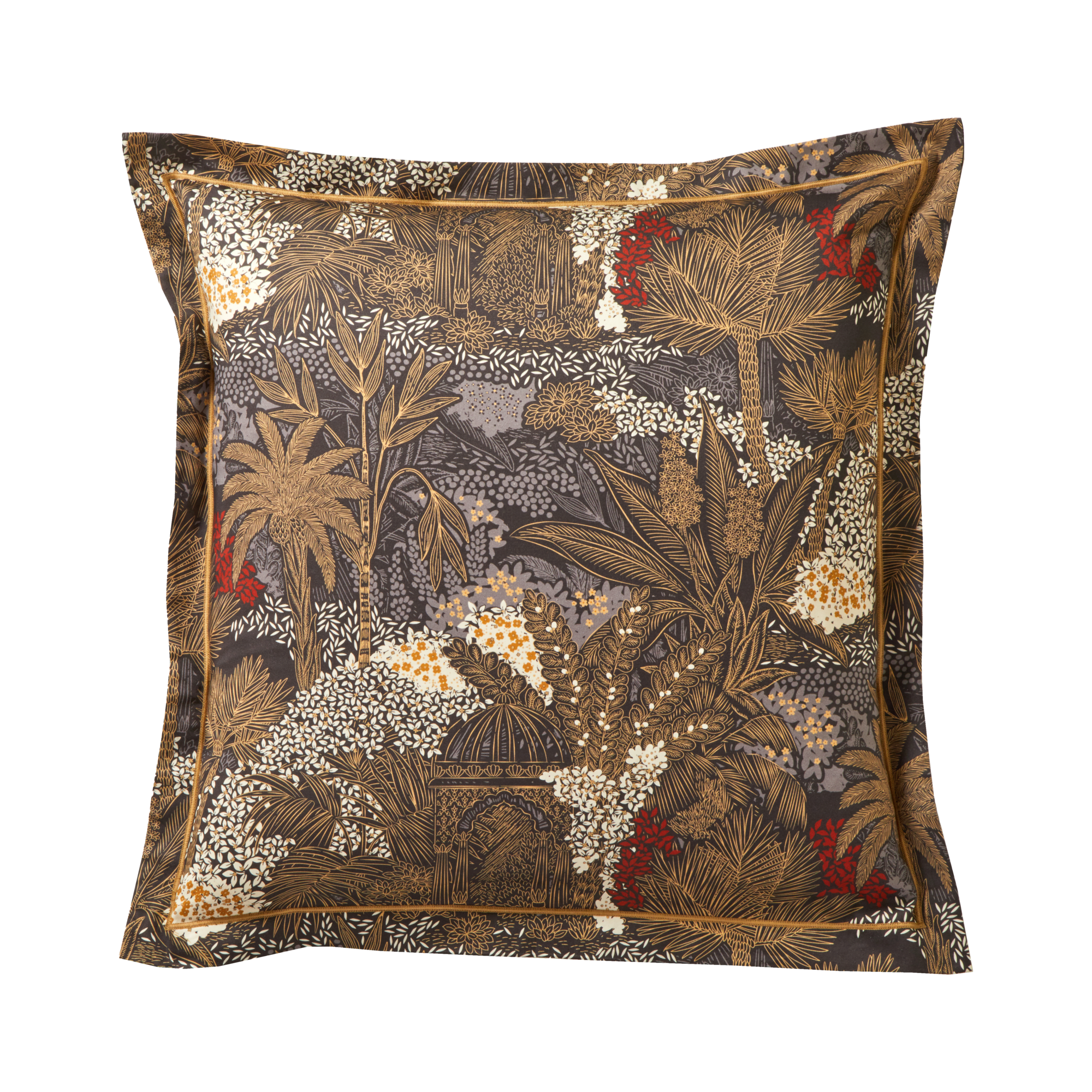 Taie oreiller satin de coton JARDINS DE BABYLONE