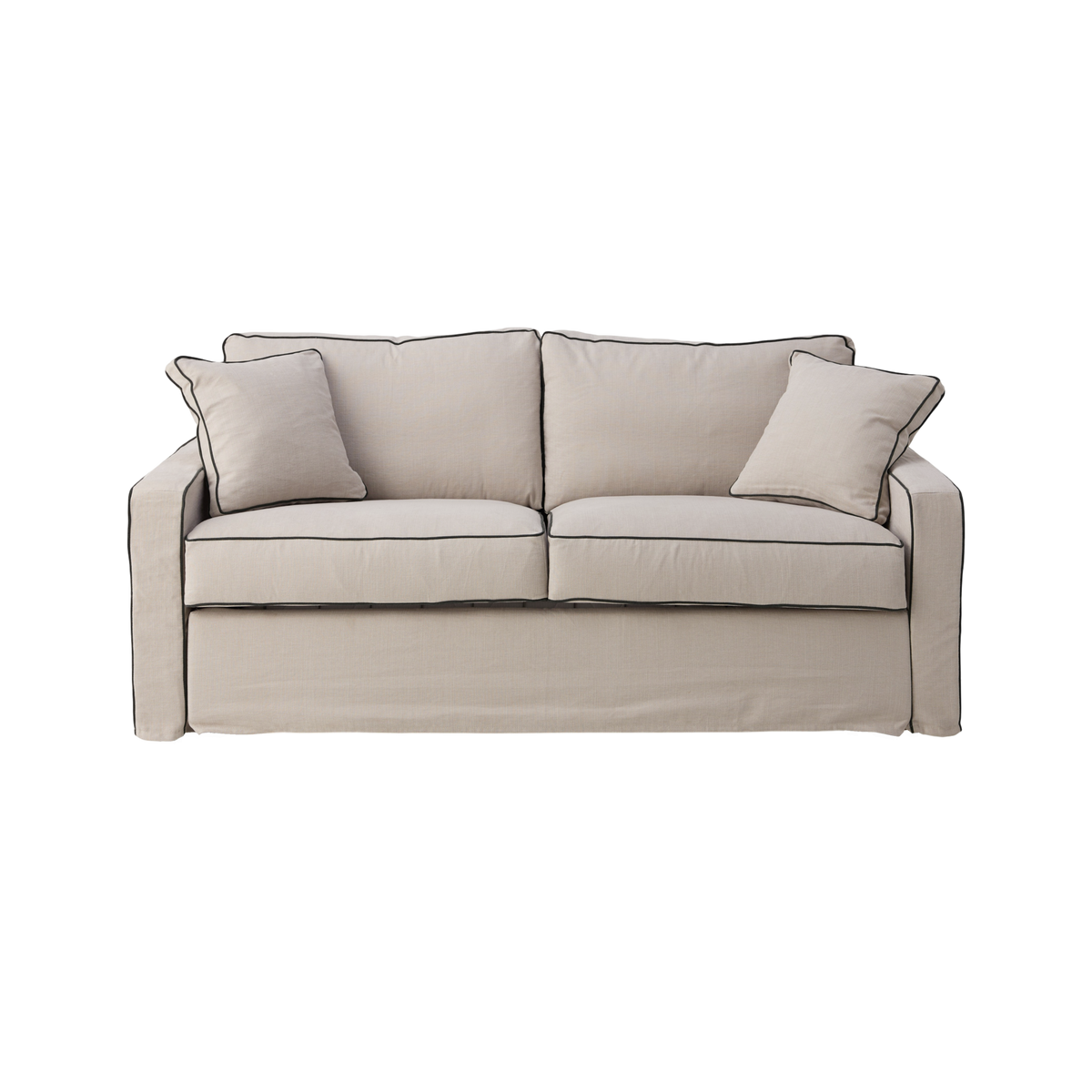 Canapé convertible coton/lin déhoussable Margot Canapé convertible coton/lin déhoussable Margot