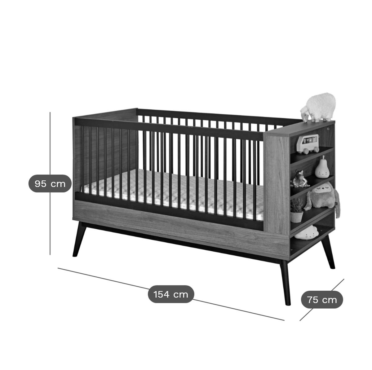 Lit bébé évolutif Sia Lit bébé évolutif Sia