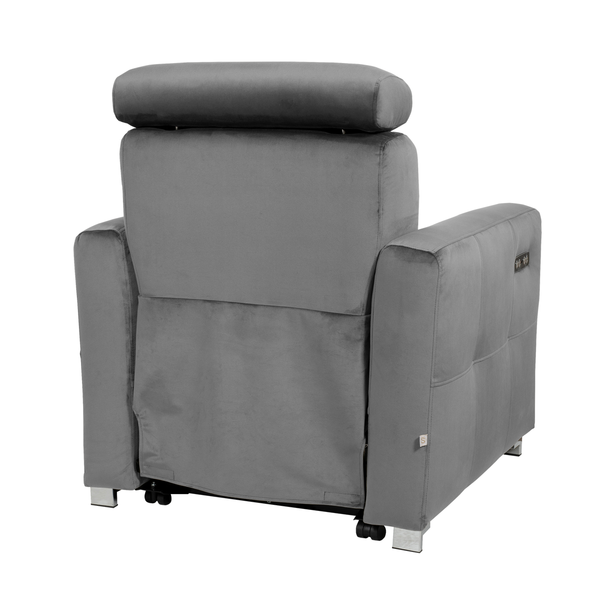 Fauteuil releveur électrique velours Cheverny Fauteuil releveur électrique velours Cheverny