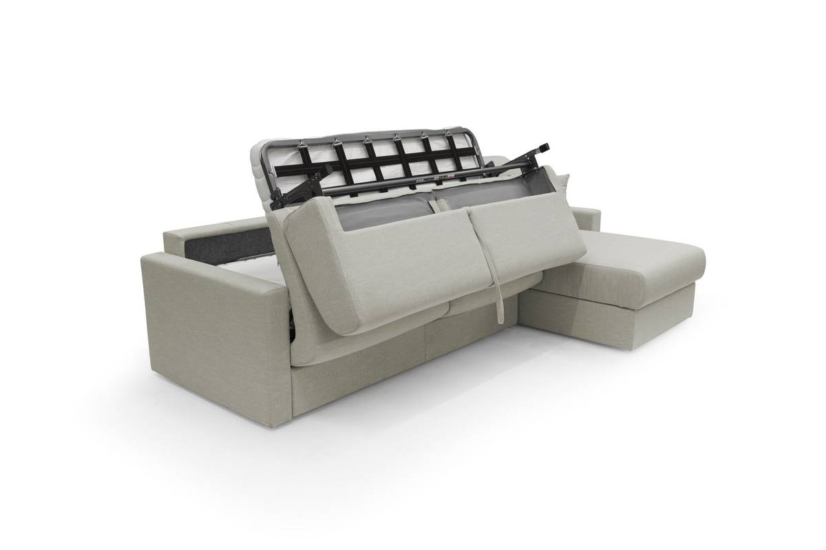 Canapé d'angle convertible et réversible tissu recyclé déhoussable Aubin Canapé d'angle convertible et réversible tissu recyclé déhoussable Aubin
