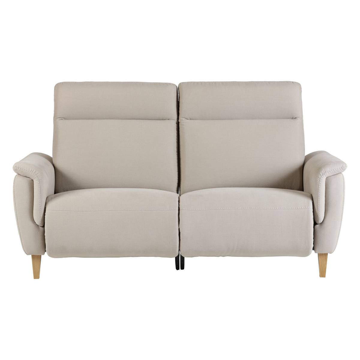 Canapé relax electrique coton lin Bergen Canapé relax electrique coton lin Bergen