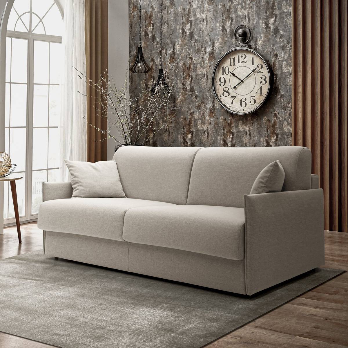 Canapé convertible tissu recyclé déhoussable Arthur Canapé convertible tissu recyclé déhoussable Arthur