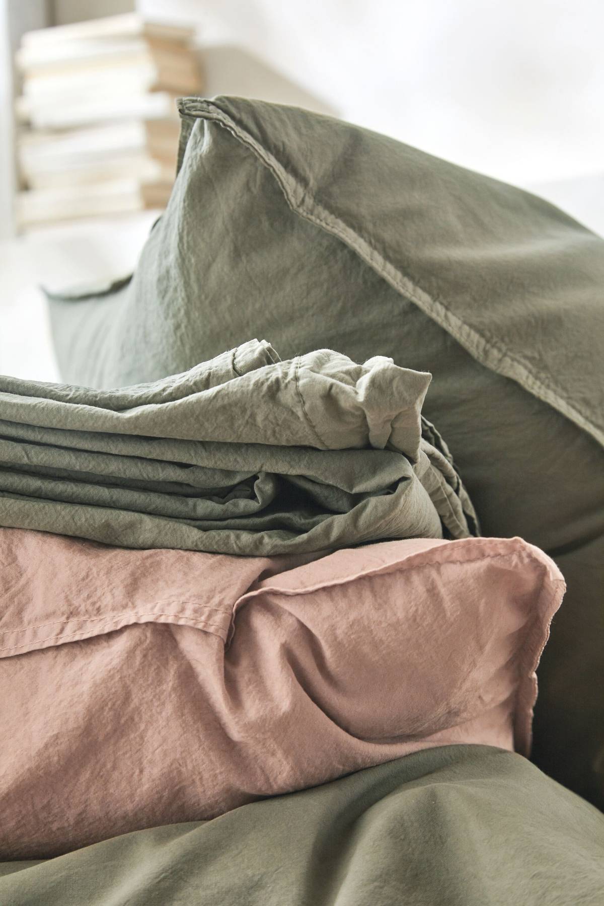 Housse de couette percale lavée Bohème Housse de couette percale lavée Bohème