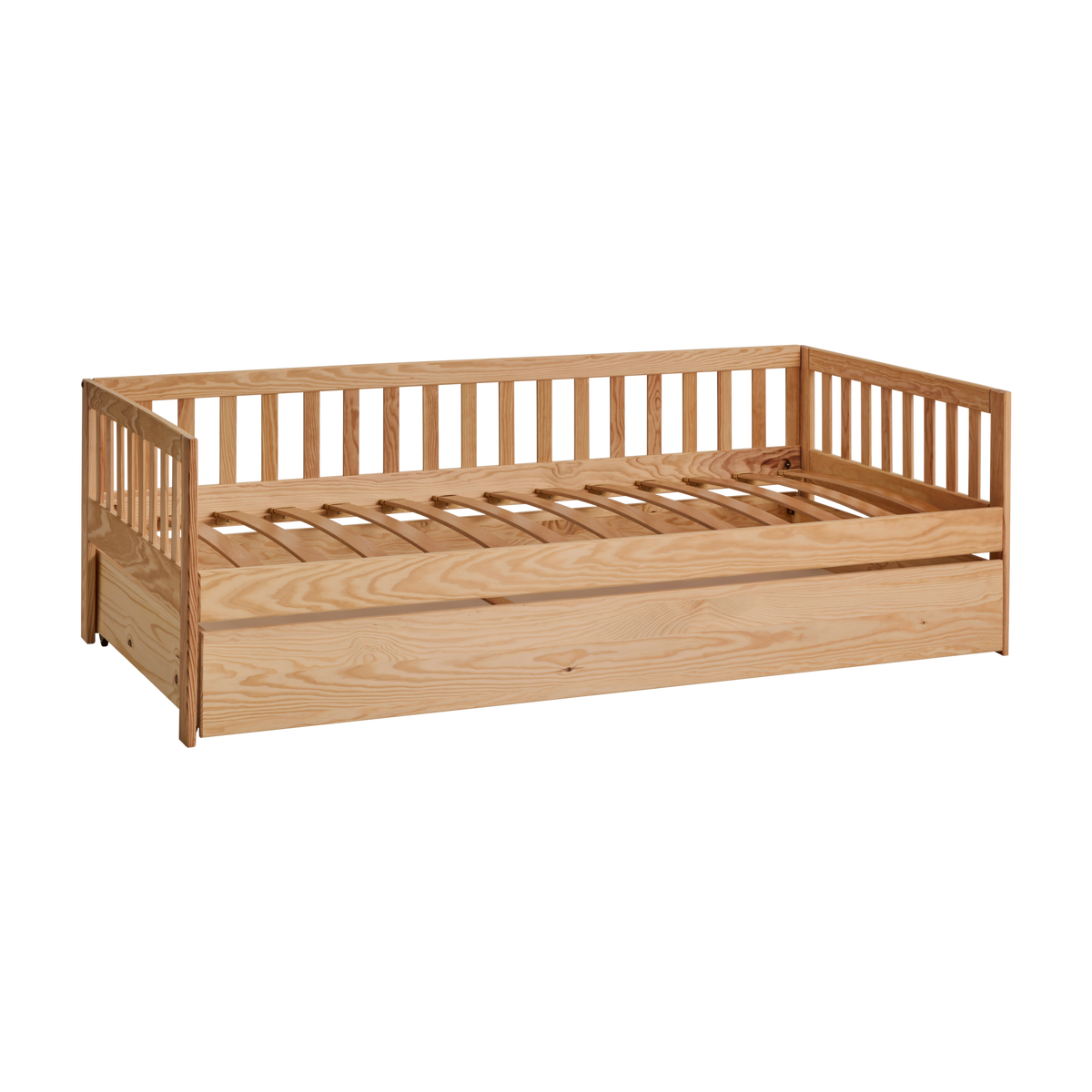 Lit bois massif avec tiroir de rangement en option Emile Lit bois massif avec tiroir de rangement en option Emile