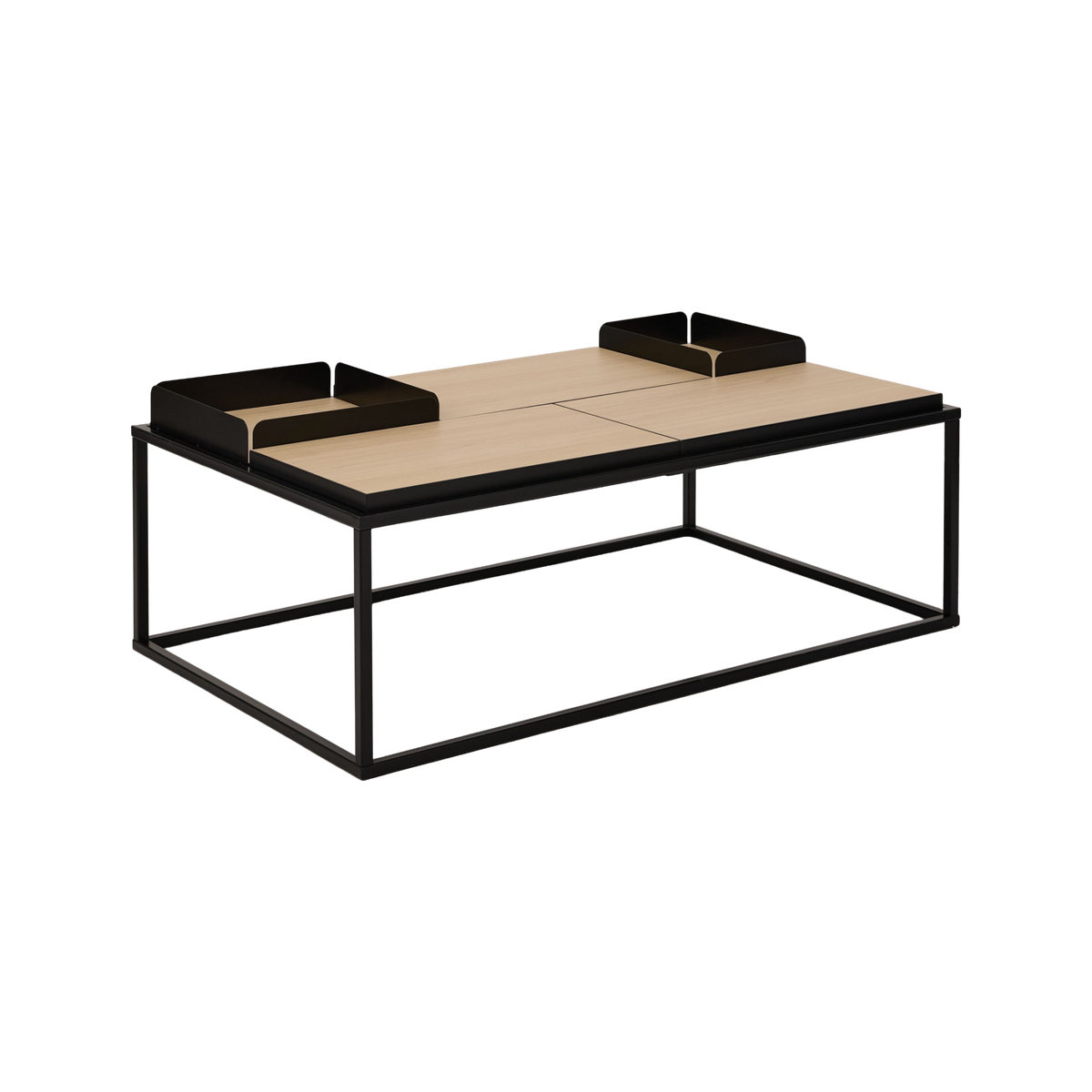 Table basse rectangulaire 5 plateaux Taline Table basse rectangulaire 5 plateaux Taline