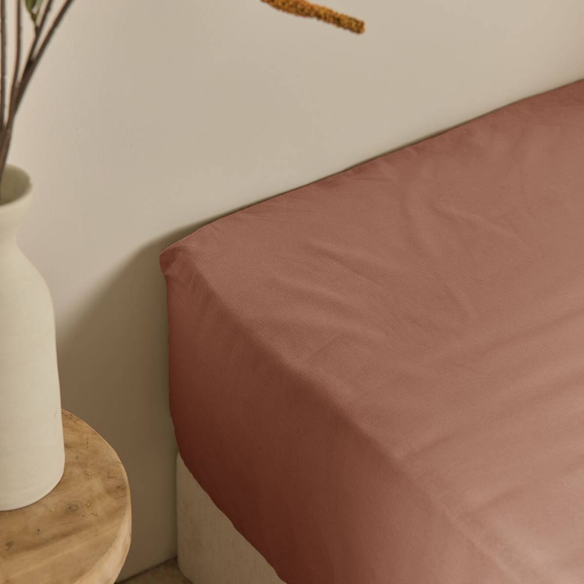 Drap housse coton lin Valentine Drap housse coton lin Valentine