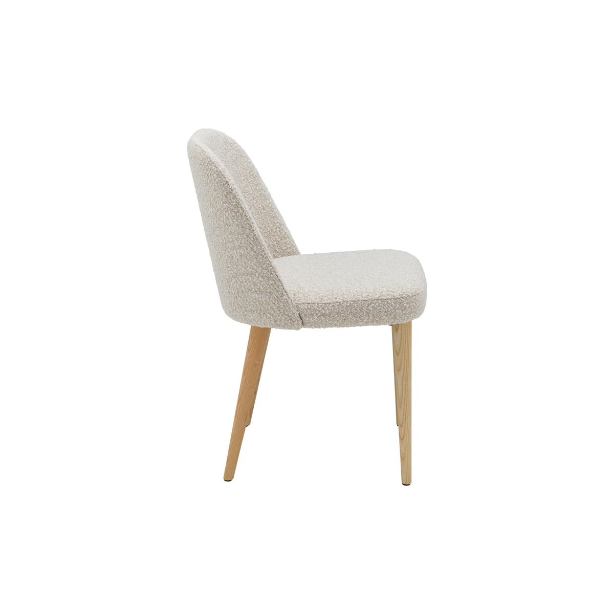 Chaise bouclette pieds bois Maxine Chaise bouclette pieds bois Maxine