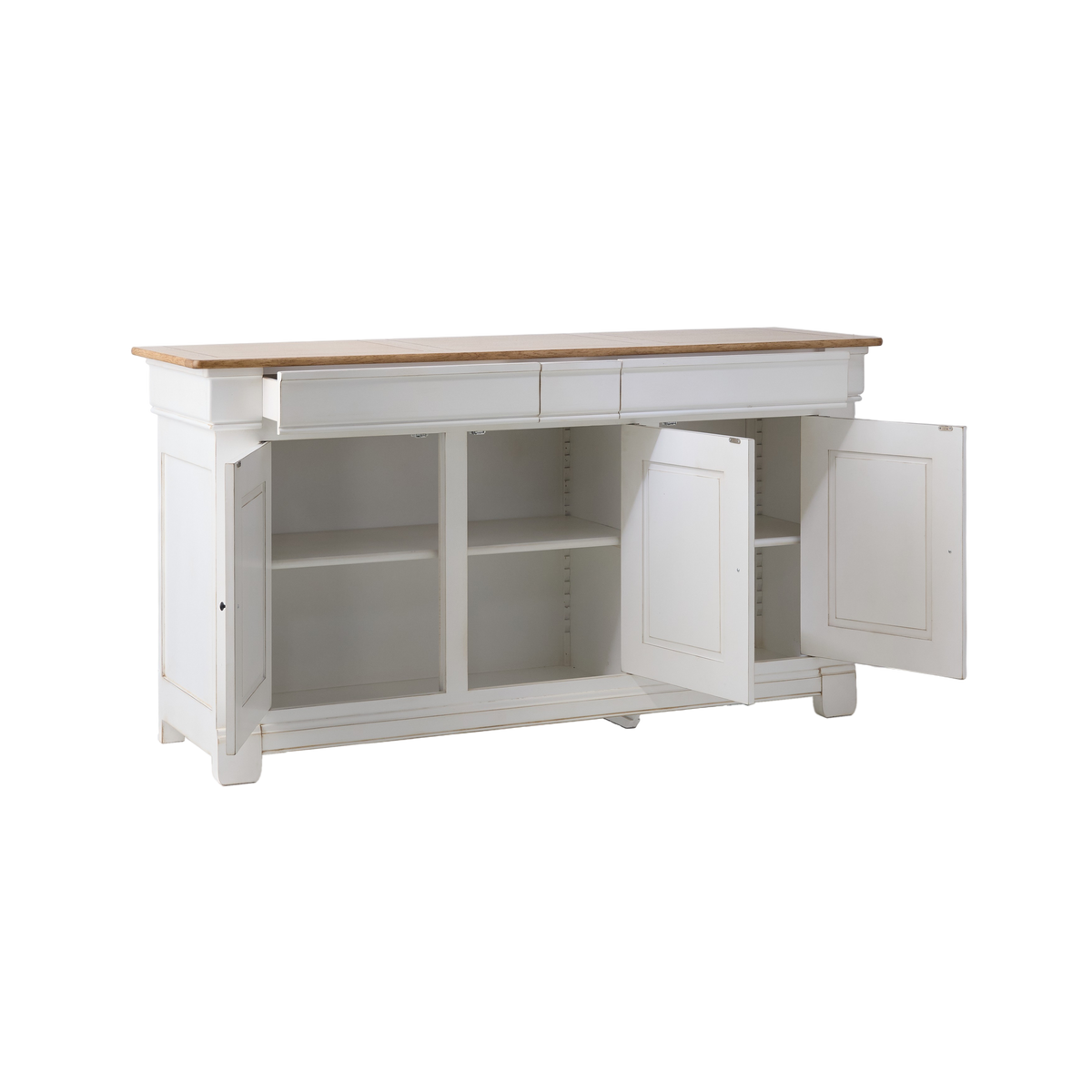 Buffet bois massif 3 portes 3 tiroirs Embellie Buffet bois massif 3 portes 3 tiroirs Embellie