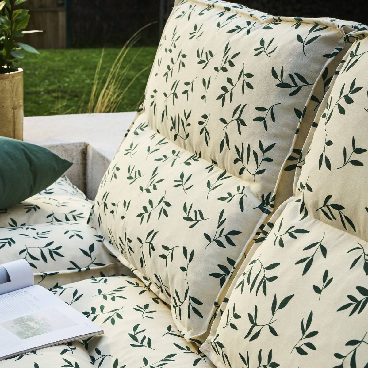 Coussin matelas palette recyclé Heva Coussin matelas palette recyclé Heva