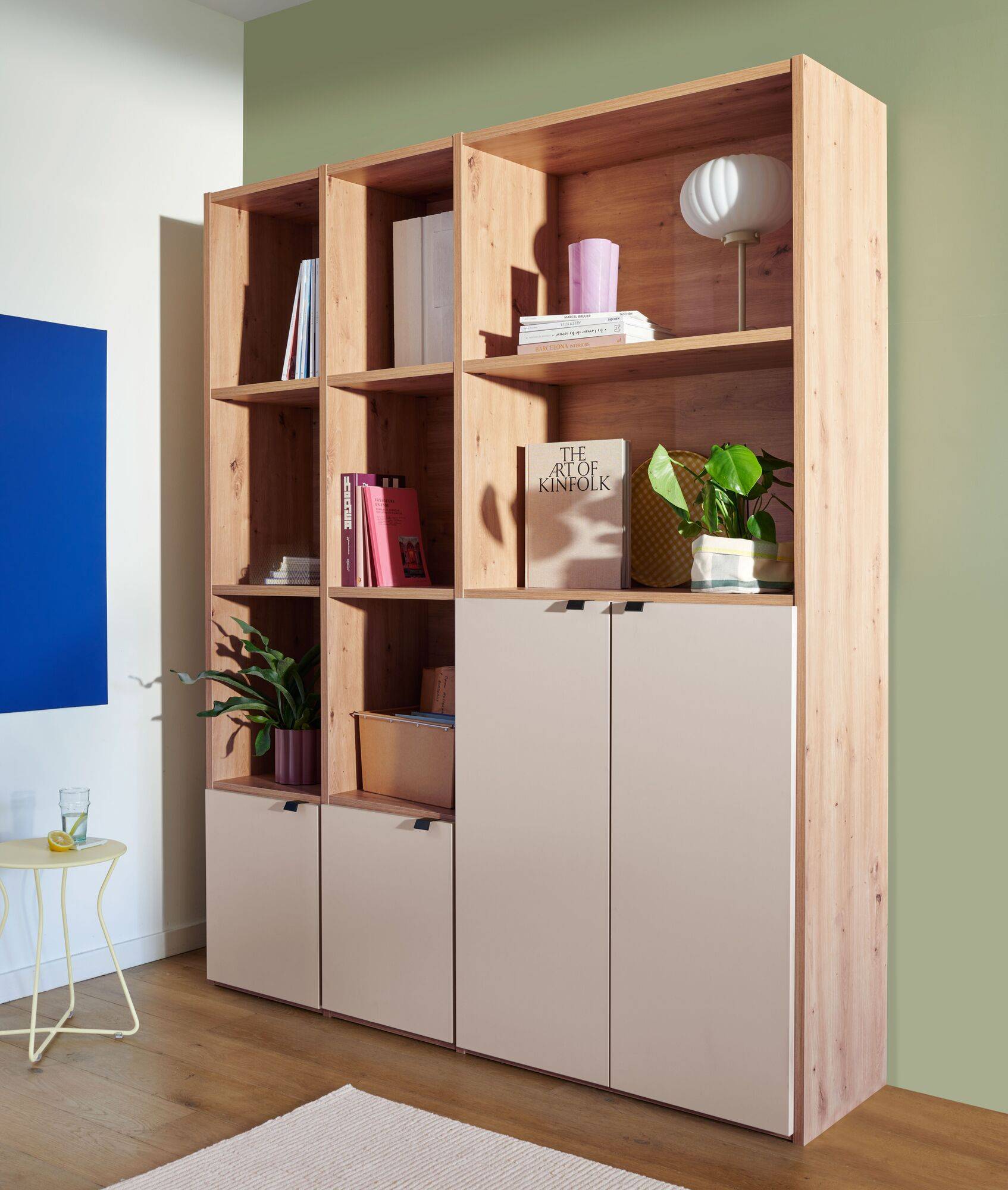 Bibliothèque 4 portes L172 cm Marlone