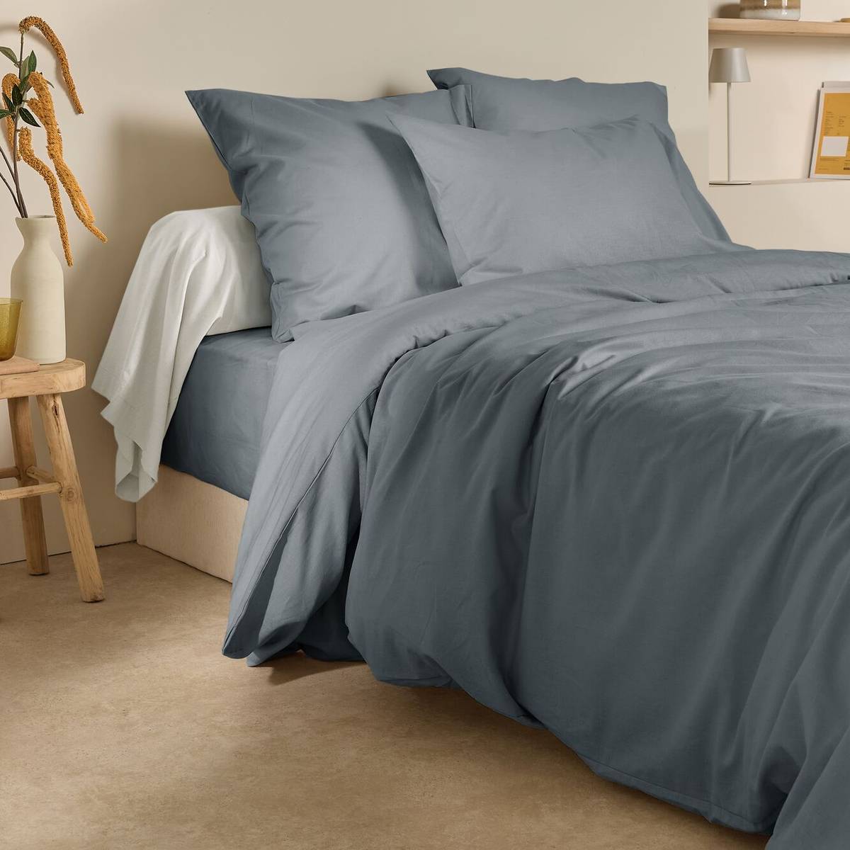 Housse de couette coton lin Valentine Housse de couette coton lin Valentine