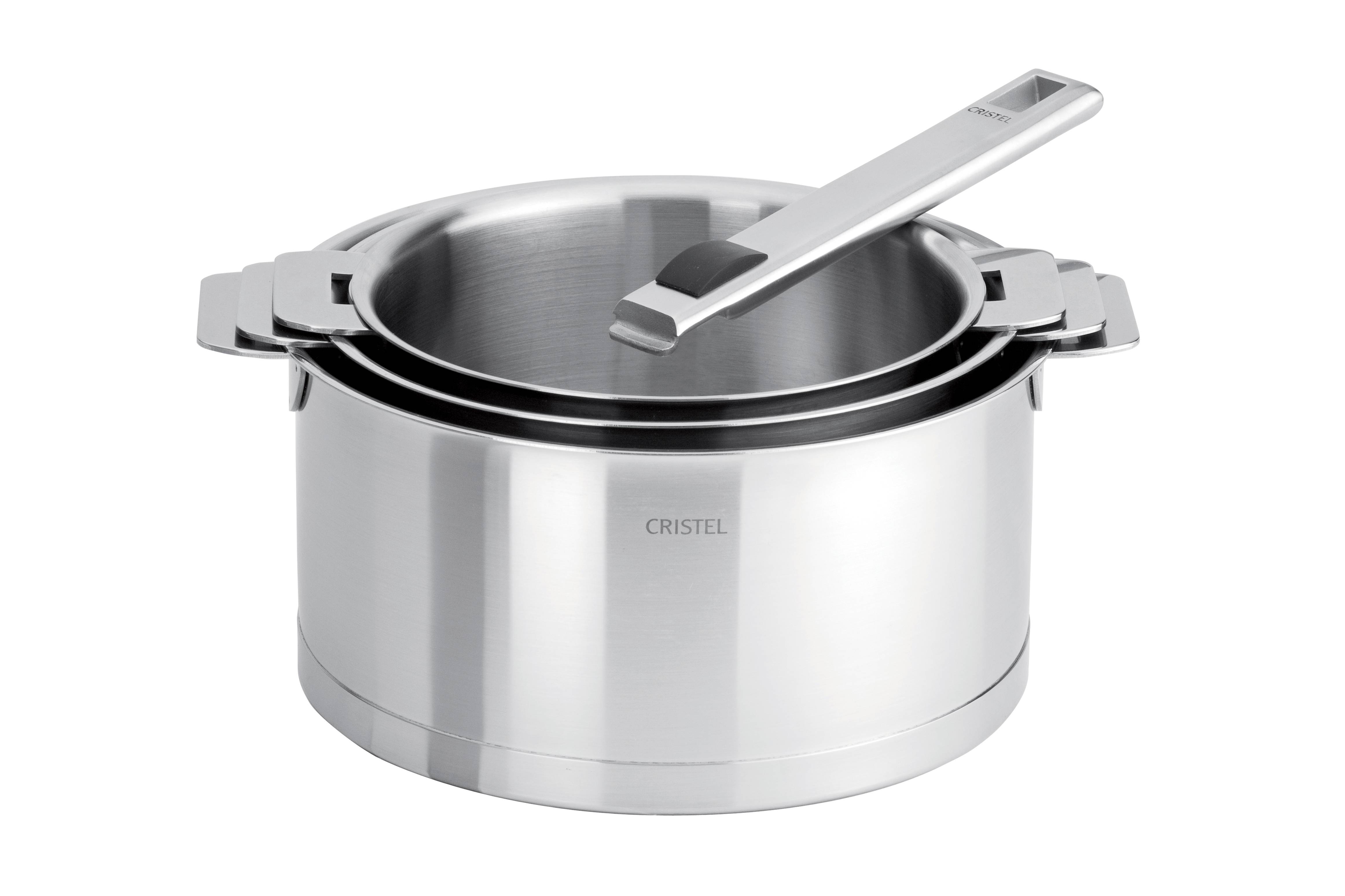 Casserole inox CRISTEL Strate amovible 12 cm Camif